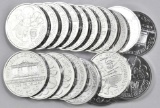 Group of (20) Austria Philharmonic .999 Fine Silver Rounds.
