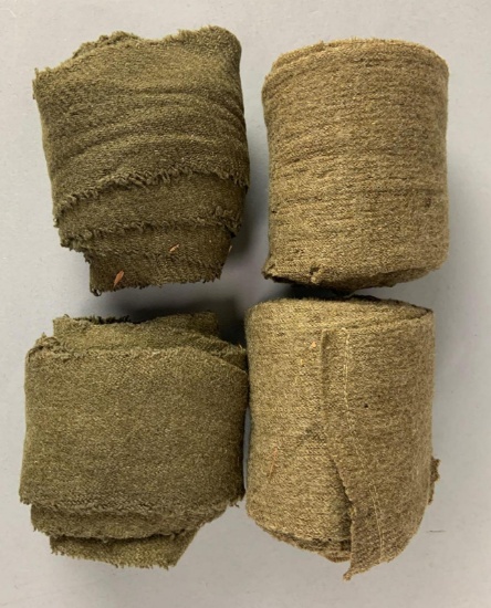 Group of 2 Pairs of Original WW1 US Wool Wrap Puttees