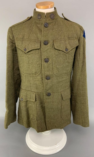 WW1 US 40th Division Artillery Tunic