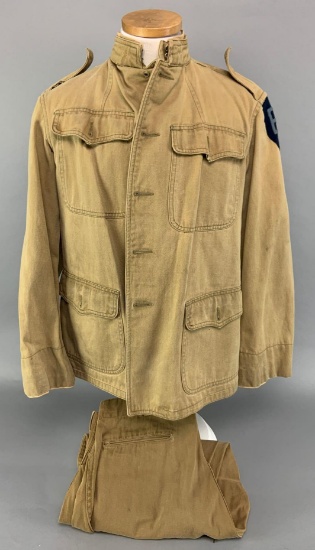 WW1 US Cotton Tunic and Trousers