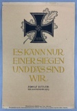 WW2 German Homefront Poster to Support the War