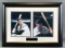 Signed Mickey Mantle and Ted Williams framed photographs