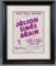 Signed framed Al Jolson vintage sheet music