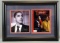 Signed framed Barack Obama 2 photograph tribute