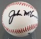 Signed John McCain baseball