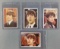 Group of 4 Topps Beatles trading cards