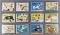 Group of 12 vintage Fleer world series cards