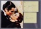Clark Gable and Vivian Leigh autographs with photograph