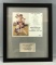Signed Edwin Lee Mathews Boston Braves Framed Print