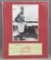 Harry Caray signed personal check with photo