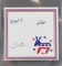 Barack Obama, Hillary Clinton, Joe Biden signed napkin
