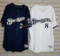 2 Milwaukee Brewers jerseys