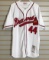 Milwaukee Braves Hank Aaron jersey