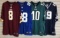 Group of 4 NFL jerseys
