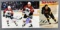Group of 3 autographed NHL player photographs