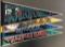 Group of 4 signed NBA pennants