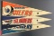 Group of 3 NHL pennants