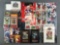 Group of 20+ pieces NFL trading card sheets, boxes, and more