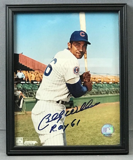 Signed Billy Williams No.26 Chicago Cubs Print