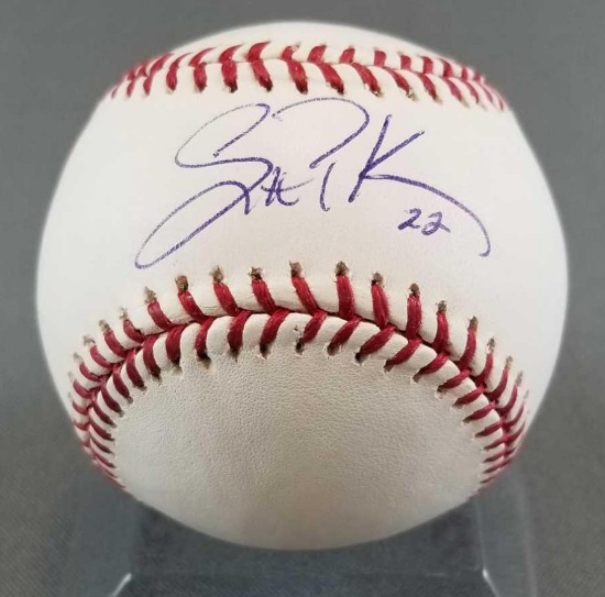 Signed Scott Podsednik baseball