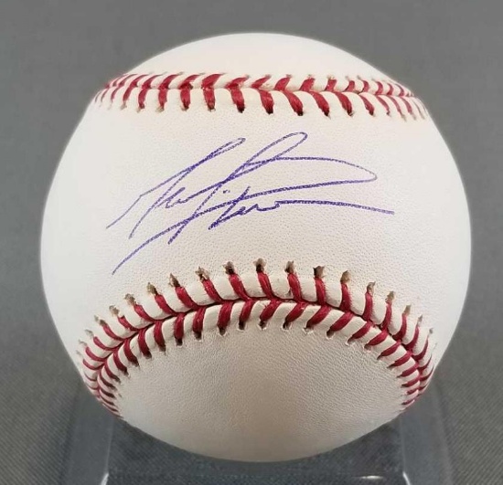 Signed Mark Prior baseball