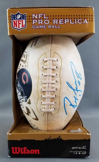 Signed Rex Grossman Chicago Bears special edition football