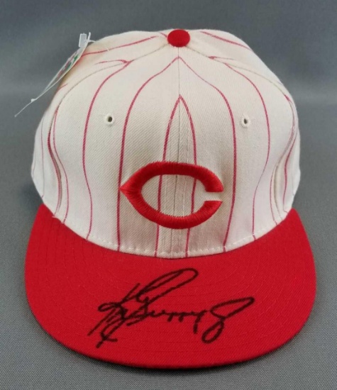 Signed Ken Griffey Jr Cincinnati Reds cap