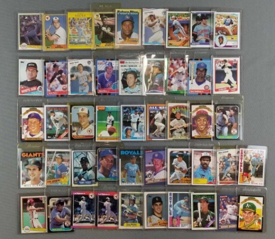 Group of 40+ 80s star baseball cards