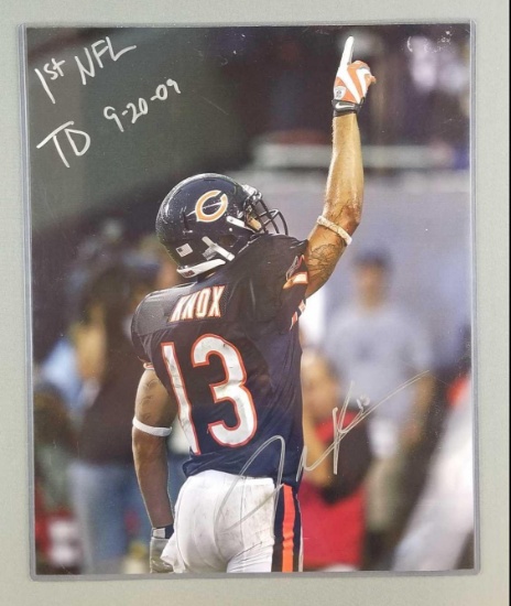 Johnny Knox signed photograph