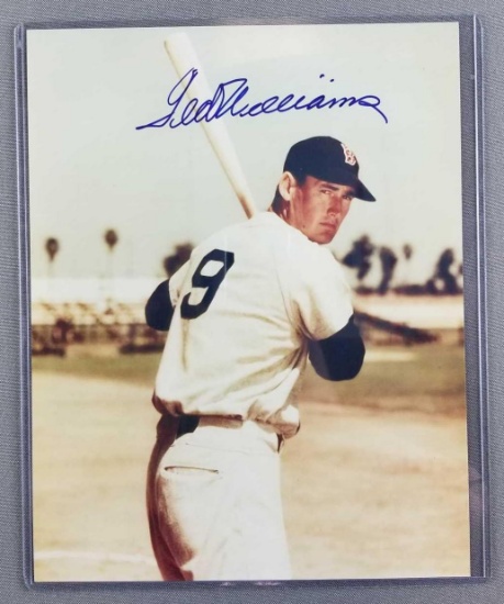 Ted Williams signed photograph