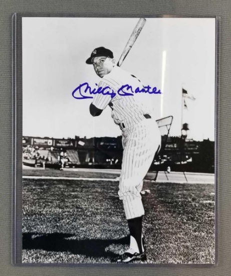 Mickey Mantle signed photograph