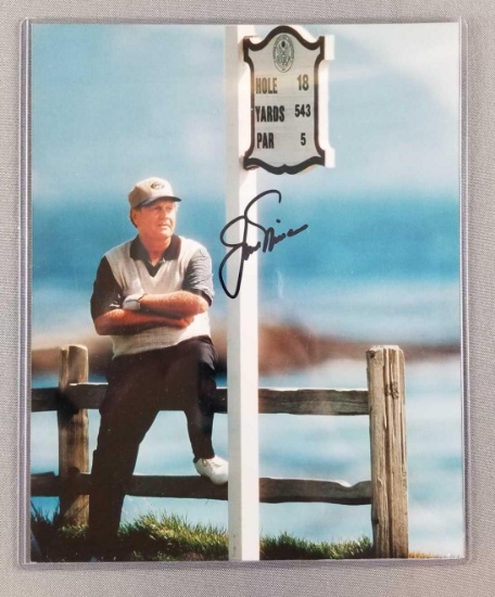 Jack Nicklaus signed photograph