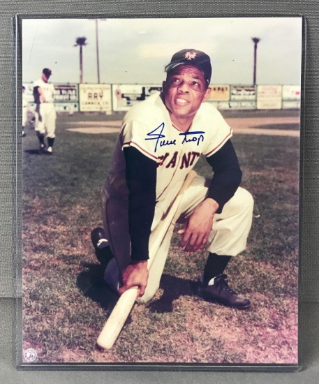 Signed Willie Mays San Francisco Giants Photograph