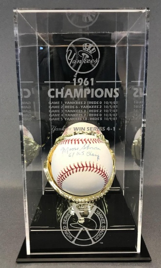 Moose Skowron Signed Baseball