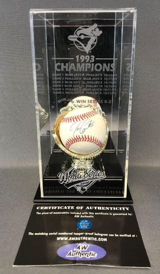 Joe Carter Signed Baseball