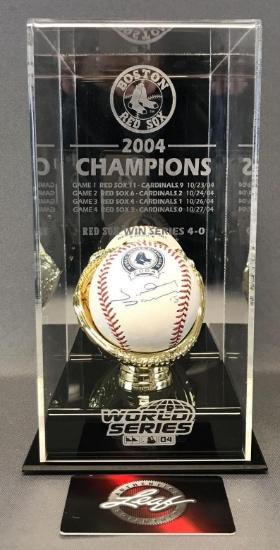 Johnny Damon Signed Baseball