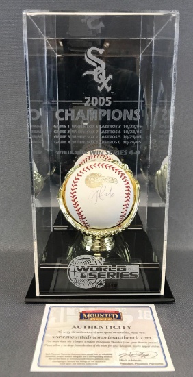 John Garland Signed Baseball