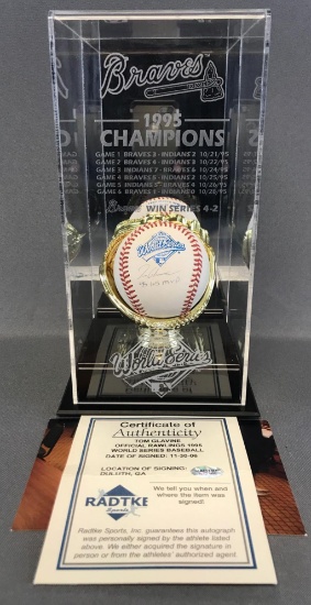 Tom Glavine Signed Baseball