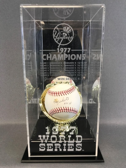 Roy White Signed Baseball