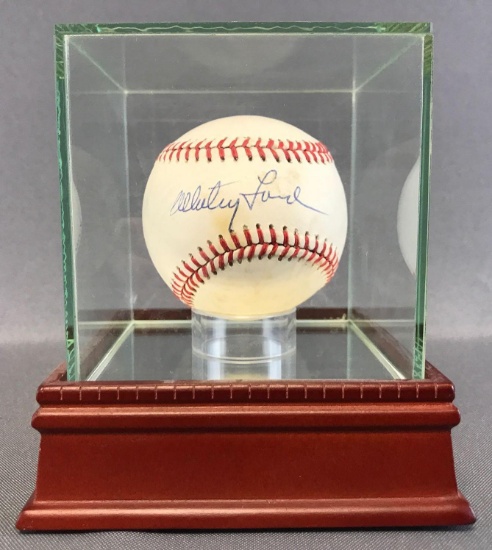 Whitey Ford Signed Baseball