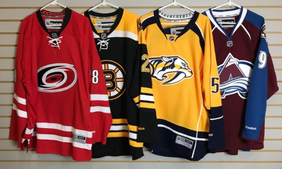 Group of 4 NHL jerseys