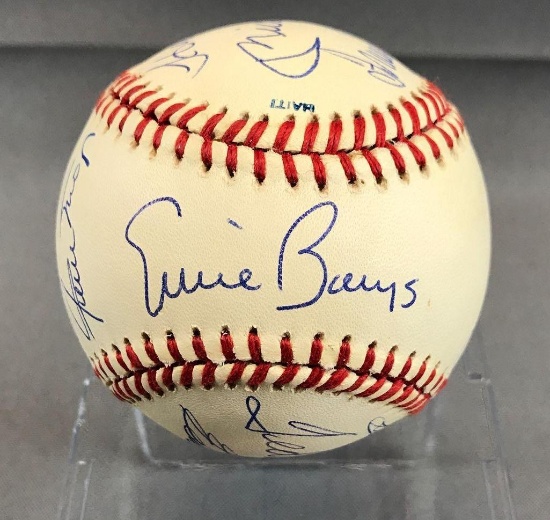 Autographed 11 Signatures 500 Homerun Club Baseball with COA