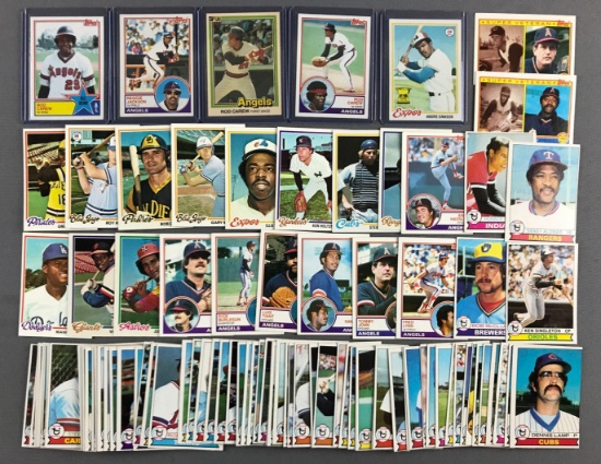 Group of vintage baseball cards