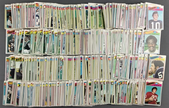 Group of Topps football cards