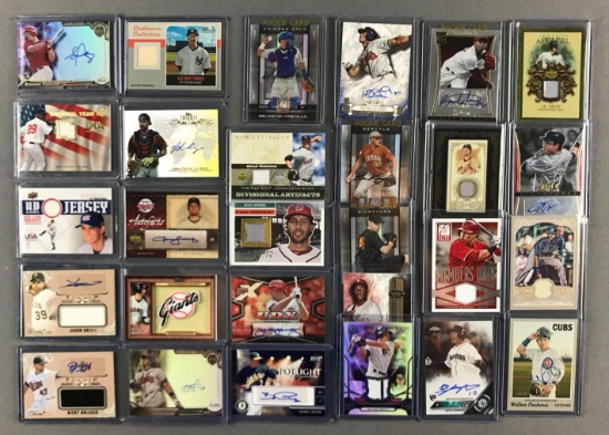 Group of 28 baseball cards
