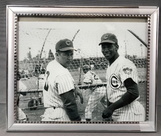 Chicago Cubs Ernie Banks and Ron Santo Photograph