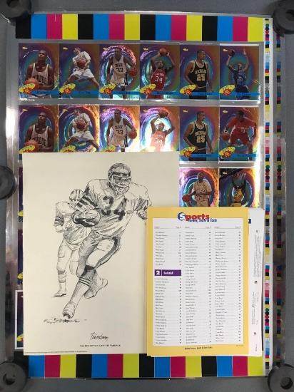 14 piece group assorted sports memorabilia