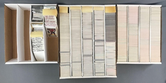 Group of 3 boxes assorted NBA, NHL trading cards