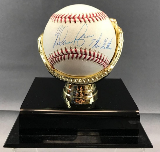 Signed Nolan Ryan Houston Astros Baseball
