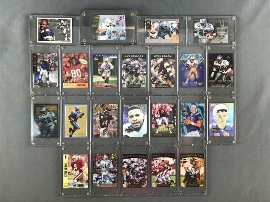 Group of 23 NFL Trading Cards